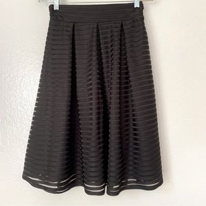 See You Monday Mesh Pleated Skirt - Size S